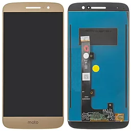 Дисплей Motorola Moto M (XT1662, XT1663) с тачскрином, оригинал, Gold - фото Дисплей Motorola Moto M (XT1662, XT1663) с тачскрином, оригинал, Gold