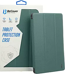 Чехол для планшета BeCover Tri Fold Soft для Apple iPad Pro 12.9" 2020 / 2021 / 2022 Dark Green (709713) - фото Чехол для планшета BeCover Tri Fold Soft для Apple iPad Pro 12.9" 2020 / 2021 / 2022 Dark Green (709713)