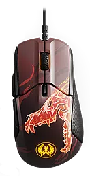Комп'ютерна мишка Steelseries Rival 310 CS:GO Howl Edition (62434) Black/Red - фото Комп'ютерна мишка Steelseries Rival 310 CS:GO Howl Edition (62434) Black/Red