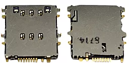 Коннектор SIM-карты Samsung Galaxy Tab 3 P3200 / P5200 / P5210 / P5220