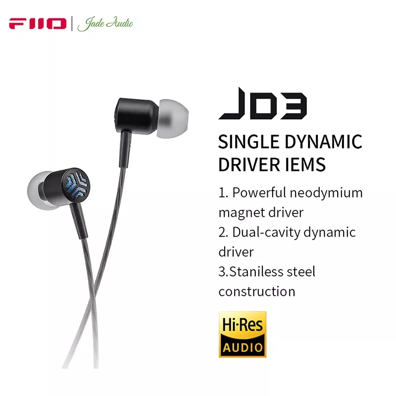 Навушники FiiO JD3 Black - фото 2