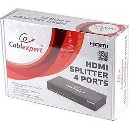 Видео сплиттер Cablexpert HDMI F-F на 4 порта Black (DSP-4PH4-02) - миниатюра 3