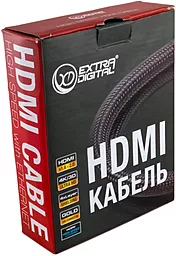 Відеокабель ExtraDigital HDMI > HDMI 3m v2.0, 28 AWG (KBH1634) - мініатюра 5
