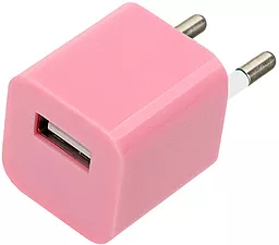 Сетевое зарядное устройство Siyoteam VD05 1a home charger cube pink