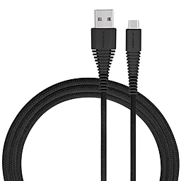 Кабель USB Momax Tough Link Type-C Cable Black (DTA5D) - миниатюра 3