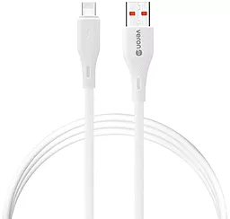 Кабель Veron USB-A - Lightning 27w 3a 1м cable White - фото Кабель Veron USB-A - Lightning 27w 3a 1м cable White