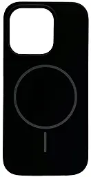 Чохол Silicone Case Full Fine Ring MagSafe для Apple iPhone 14 Pro Max Black - фото Чохол Silicone Case Full Fine Ring MagSafe для Apple iPhone 14 Pro Max Black