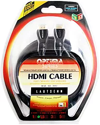 Відеокабель Lautsenn HDMI 1.4 Optima 1m (O-HDMI-1) - мініатюра 3