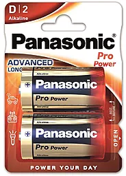 Батарейки Panasonic D (LR20) Pro Power 2шт (LR20XEG/2BP) - фото Батарейки Panasonic D (LR20) Pro Power 2шт (LR20XEG/2BP)
