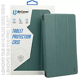 Чехол для планшета BeCover Flexible TPU Mate для Lenovo Tab M10 Plus TB-125F (3rd Gen), K10 Pro TB-226 10.61" Dark Green (712524) - фото Чехол для планшета BeCover Flexible TPU Mate для Lenovo Tab M10 Plus TB-125F (3rd Gen), K10 Pro TB-226 10.61" Dark Green (712524)