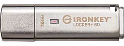 Флешка Kingston 16 GB IronKey Locker+ 50 (IKLP50/16GB) - мініатюра 3