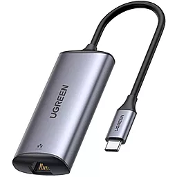Сетевая крата Ugreen CM275 USB Type-C - RJ45 2500Mbps 0.1м серый (70446) - фото Сетевая крата Ugreen CM275 USB Type-C - RJ45 2500Mbps 0.1м серый (70446)