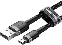 Кабель USB Baseus Cafule micro USB Cable Black (CAMKLF-BG1) - миниатюра 2