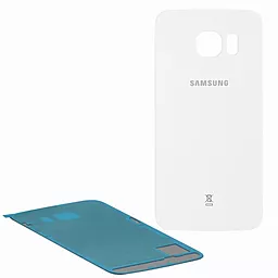 Задняя крышка корпуса Samsung Galaxy S6 Edge G925F White Pearl