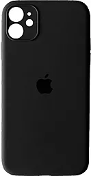 Чехол Silicone Case Full Camera для Apple iPhone 12  Black