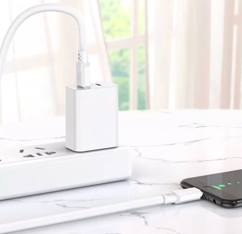 Кабель Borofone BX81 Goodway USB-A - micro USB 12w 2.4a 1м cable White - фото 3
