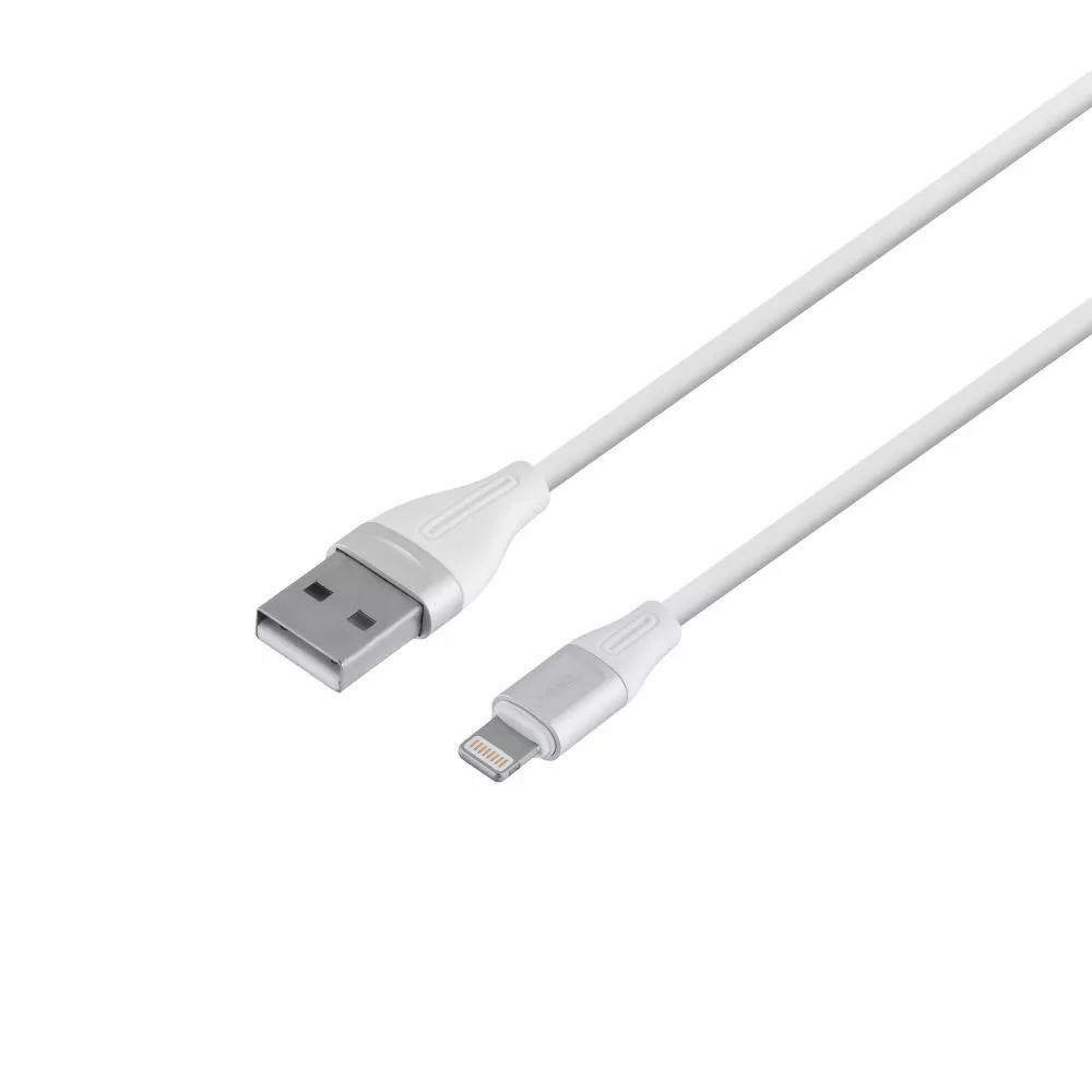 Кабель Remax Jell USB-A - Lightning 10.5w 1м cable White (RC-075i) - фото 1