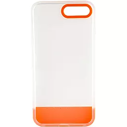 Чехол Epik TPU+PC Bichromatic для Apple iPhone 7 plus, iPhone 8 plus (5.5") Matte / Orange - миниатюра 2