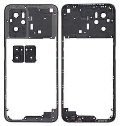 Рамка корпусу Oppo A96 зі склом камери Starry Black