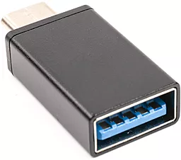 OTG-перехідник PowerPlant M-F USB Type-C -> USB-A 3.0 Black (CA913091)