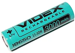Аккумулятор Videx Li-Ion 18650 (без защиты) 3000mAh 1шт (24447)