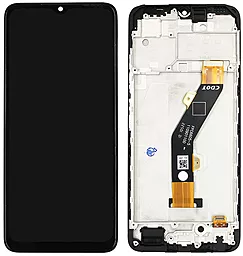 Дисплей Tecno Spark 10 (KI5q) с тачскрином и рамкой, Black - фото Дисплей Tecno Spark 10 (KI5q) с тачскрином и рамкой, Black