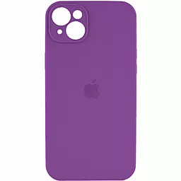 Чехол Silicone Case Full Camera для Apple iPhone 15 Purple