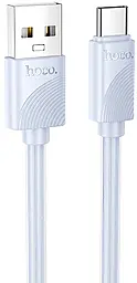 Кабель Hoco X114 USB-A - Type-C 15w 3a 1м cable Sky Blue - фото Кабель Hoco X114 USB-A - Type-C 15w 3a 1м cable Sky Blue