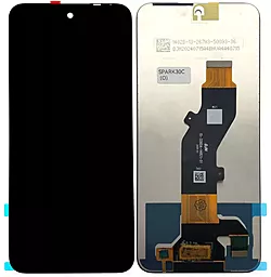 Дисплей Tecno Spark 30C 4G с тачскрином, оригинал, Black