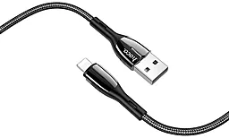 Кабель USB Hoco U89 Safeness Lightning Cable Black - миниатюра 3