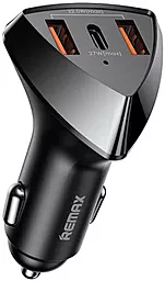 Автомобільний зарядний пристрій Remax RCC-323 49.5w PD 2xUSB-A/USB-C port car charger Black
