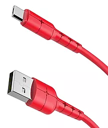 Кабель Hoco X30 Star Charging USB-A - Type-C 10w 1.2м cable Red - мініатюра 4 Кабель Hoco X30 Star Charging USB-A - Type-C 10w 1.2м cable Red - мініатюра 4