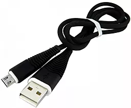 Кабель Walker C550 USB-A - micro USB 12w 2.4a 1м cable Black - фото Кабель Walker C550 USB-A - micro USB 12w 2.4a 1м cable Black