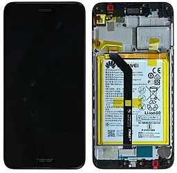 Дисплей Huawei Honor 6C Pro, Honor V9 Play (шлейф с изгибом) (JMM-AL00, JMM-AL10, JMM-TL00, JMM-TL10, JMM-L22) с тачскрином и рамкой, оригинал, Black - фото Дисплей Huawei Honor 6C Pro, Honor V9 Play (шлейф с изгибом) (JMM-AL00, JMM-AL10, JMM-TL00, JMM-TL10, JMM-L22) с тачскрином и рамкой, оригинал, Black