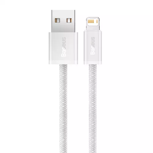 Кабель Baseus Dynamic Series USB-A - Lightning 12w 2.4a 2м cable White (CALD000502) - фото 2