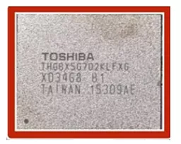 Микросхема флеш-память NAND Apple THGBX5G7D2KLFXG для Apple iPhone 6 / iPhone 6 Plus / iPhone 6S / iPhone 6S Plus Nand Toshiba 16Gb Original