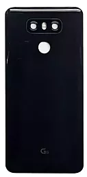 Задня кришка корпусу LG G6 H870 / G6 H871 / G6 H872 / G6 H873 / G6 LS993 зі склом камери Black - фото Задня кришка корпусу LG G6 H870 / G6 H871 / G6 H872 / G6 H873 / G6 LS993 зі склом камери Black