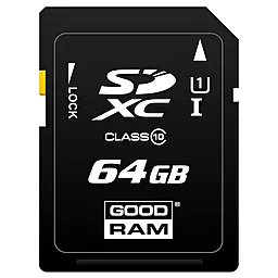 Карта пам'яті GooDRam SDXC 64GB Class 10 UHS-I U1 (S1A0-0640R12) - фото Карта пам'яті GooDRam SDXC 64GB Class 10 UHS-I U1 (S1A0-0640R12)