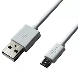 Кабель Grand-X USB-A - micro USB 10.5w 1м cable White (PM01WS) - мініатюра 2 Кабель Grand-X USB-A - micro USB 10.5w 1м cable White (PM01WS) - мініатюра 2