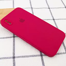 Чехол Silicone Case Full Camera Square для Apple iPhone XS Max Rose Red - миниатюра 2 Чехол Silicone Case Full Camera Square для Apple iPhone XS Max Rose Red - миниатюра 2