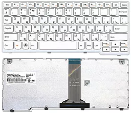 Клавіатура для ноутбуку Lenovo IdeaPad S205 Frame 005760 біла