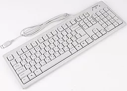 Клавиатура A4Tech KM-720 USB White - миниатюра 2