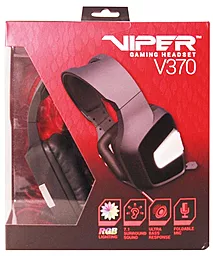 Навушники Patriot Viper V370 RGB 7.1 Virtual Surround Gaming Headset Black (PV3707UMXK) - мініатюра 9