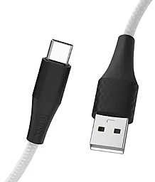 Кабель Hoco X32 Excellent For USB-A - Type-C 12w 2.4a 1м cable White