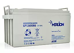 Аккумуляторная батарея Merlion 12V 60Ah (GP12600M6)