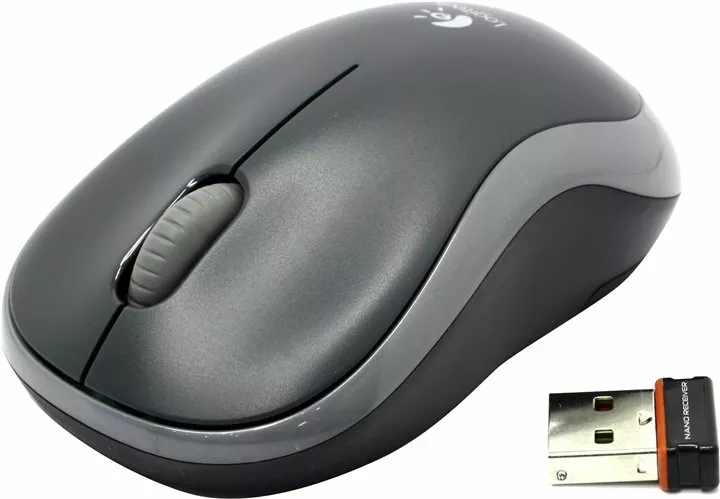 Комп'ютерна мишка Logitech M185 (910-002238) Grey - фото 2