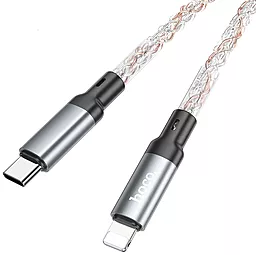 Кабель Hoco U112 LED Shine USB Type-C - Lightning 20w 3a 1м PD сable RGB - мініатюра 3 Кабель Hoco U112 LED Shine USB Type-C - Lightning 20w 3a 1м PD сable RGB - мініатюра 3