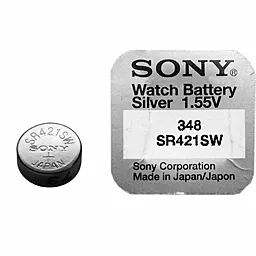 Батарейки Sony SR421SW (348) 1шт 1.55 V