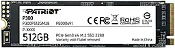 Уцінка! Накопичувач SSD Patriot P300 512 GB M.2 2280 (P300P512GM28) - фото Уцінка! Накопичувач SSD Patriot P300 512 GB M.2 2280 (P300P512GM28)