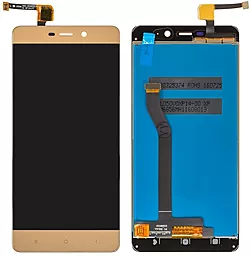 Дисплей Xiaomi Redmi 4 Pro, Redmi 4 Prime с тачскрином, оригинал, Gold - фото Дисплей Xiaomi Redmi 4 Pro, Redmi 4 Prime с тачскрином, оригинал, Gold